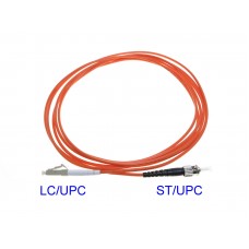 LC/UPC-ST/UPC MM-XX LC-ST多模單芯光纖跳線 LC ST多模單芯光纖跳線3米 ST LC ST 光纖跳線LC/PC ST/PC MM 62.5/125  3.0mm  3M 電信級 另有50/125